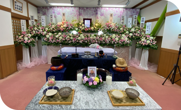 龍音寺会館の葬儀風景
